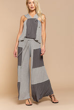 Load image into Gallery viewer, POL Ribbed Contrast Wide Leg Pants
