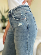 Load image into Gallery viewer, Judy Blue Full Size High Waist Distressed Straight Jeans
