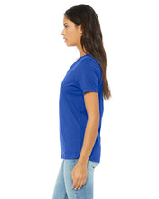 Load image into Gallery viewer, B+C Women&#39;s Relaxed Jersey Short Sleeve V-Neck Tee For DTF Transfer
