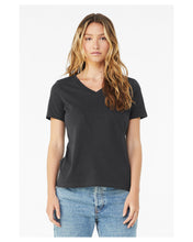 Load image into Gallery viewer, B+C Women&#39;s Relaxed Jersey Short Sleeve V-Neck Tee For DTF Transfer
