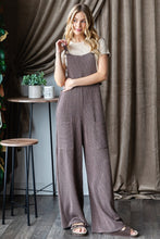 Load image into Gallery viewer, Heimish Full Size Ribbed Front Pocket Sleeveless Jumpsuit
