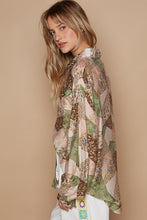 Load image into Gallery viewer, POL Button-Down Long Sleeve Printed Shirt
