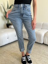 Load image into Gallery viewer, Judy Blue Full Size High Waist Cuff Hem Skinny Jeans
