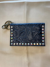 Load image into Gallery viewer, Becca Leather Credit Card Holder with Crystals by Keep It Gypsy
