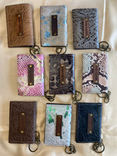 Load image into Gallery viewer, Becca Leather Credit Card Holder with Crystals by Keep It Gypsy
