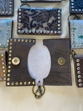 Load image into Gallery viewer, Becca Leather Credit Card Holder with Crystals by Keep It Gypsy
