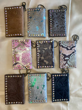 Load image into Gallery viewer, Becca Leather Credit Card Holder with Crystals by Keep It Gypsy
