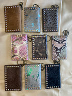 Becca Leather Credit Card Holder with Crystals by Keep It Gypsy