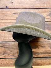 Load image into Gallery viewer, Rhinestone Cowboy Hat by C.C. - Taupe
