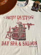 Load image into Gallery viewer, Beth Dutton Day Spa and Saloon Tee by Bohemian Cowgirl
