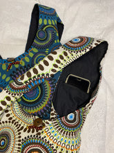 Load image into Gallery viewer, Boho Kaleidoscope Crossbody Bag-Ivory or Blue/Green
