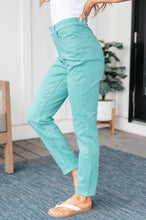 Load image into Gallery viewer, Judy Blue Bridgette High Rise Garment Dyed Slim Jeans in Aquamarine
