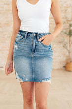 Load image into Gallery viewer, Judy Blue Carol High Rise Rigid Magic Denim Skirt
