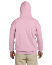 Load image into Gallery viewer, Heavy Blend Hooded Sweatshirt by Gildan WITH RHINESTONE DRAWSTRING &amp; DTF Transfer
