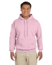 Load image into Gallery viewer, Heavy Blend Hooded Sweatshirt by Gildan WITH RHINESTONE DRAWSTRING &amp; DTF Transfer
