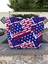 Load image into Gallery viewer, Stars and Stripes Tote Bag
