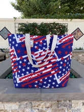 Load image into Gallery viewer, Stars and Stripes Tote Bag
