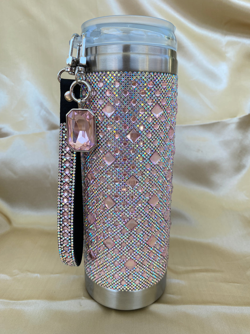 Jacqueline Kent Royal Ice Tumbler in Flamingo Pink Diamond