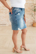 Load image into Gallery viewer, Judy Blue Carol High Rise Rigid Magic Denim Skirt
