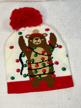 Load image into Gallery viewer, Christmas Beanies - Reindeer, Bear, Merry Christmas
