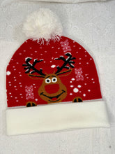 Load image into Gallery viewer, Christmas Beanies - Reindeer, Bear, Merry Christmas
