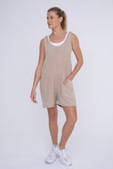 Oversized Lounge Jumper by Mono B- Taupe, Women's