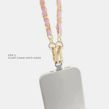Load image into Gallery viewer, Two Tone Crossbody Phone Chain Strap

