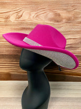 Load image into Gallery viewer, Rhinestone Cowboy Hat by C.C. - Pink
