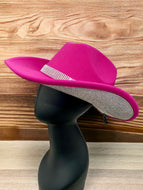 Rhinestone Cowboy Hat by C.C. - Pink
