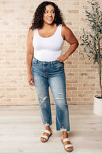 Load image into Gallery viewer, Sammy High Waist Distressed Crop Straight Leg Jeans by Judy Blue
