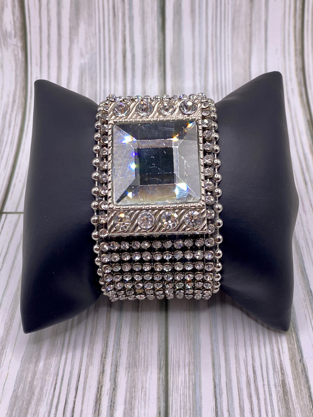 Rhinestone Cuff Bracelet