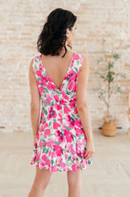 Load image into Gallery viewer, The Suns Been Quite Kind V-Neck Dress in Pink
