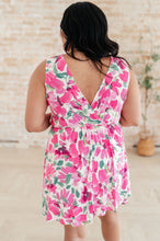 Load image into Gallery viewer, The Suns Been Quite Kind V-Neck Dress in Pink
