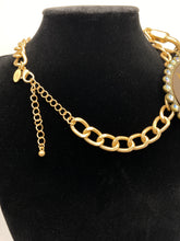 Load image into Gallery viewer, Upcycled Teardrop Necklace with Link Chain
