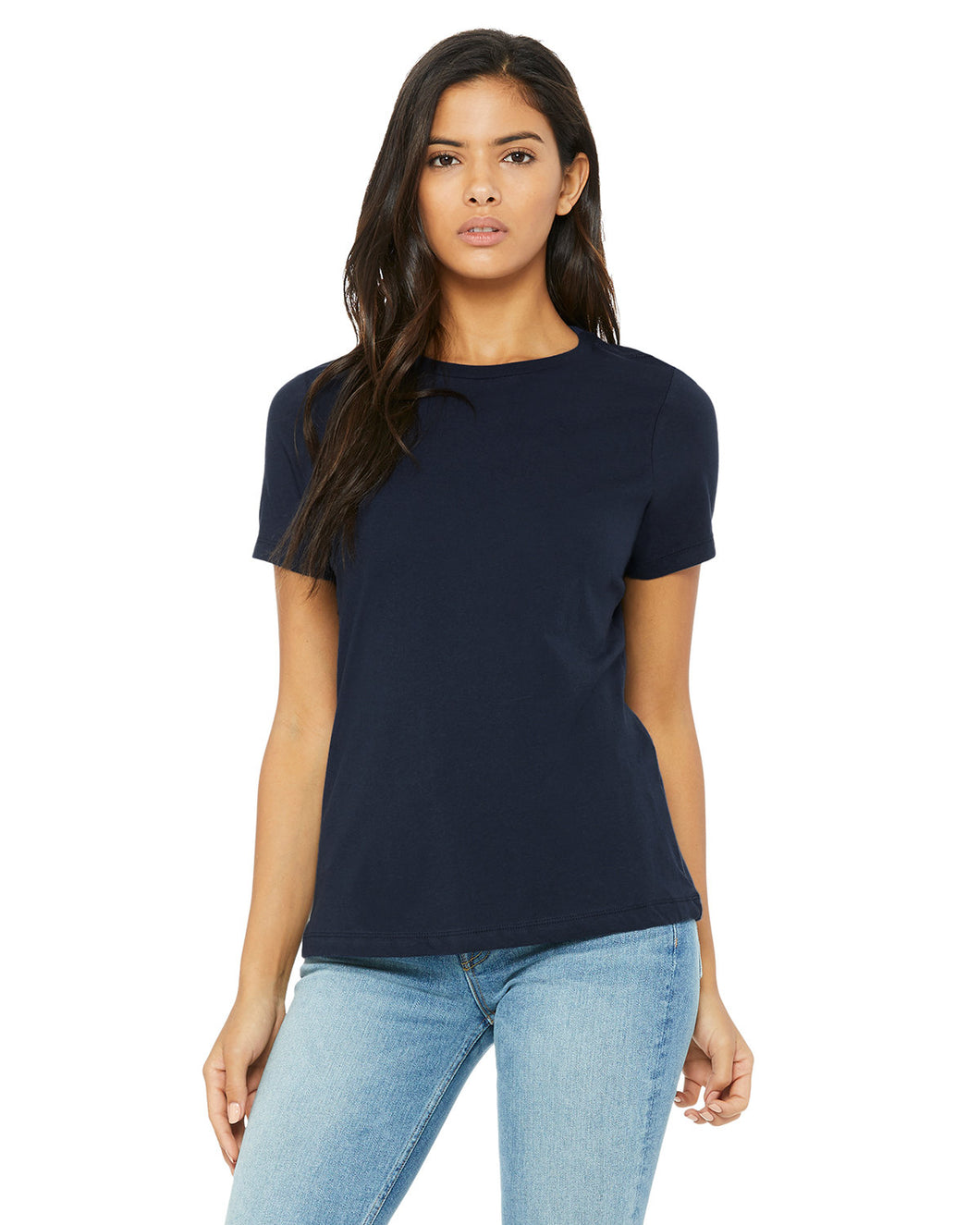 B+C Women's Relaxed Jersey Short Sleeve Tee for DTF Transfer