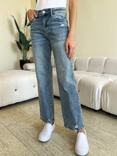 Load image into Gallery viewer, Judy Blue Full Size High Waist Distressed Straight Jeans
