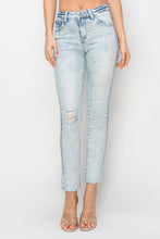 Load image into Gallery viewer, Risen Full Size High Rise Distressed Skinny Jeans
