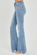 Load image into Gallery viewer, Risen Full Size High Rise Frayed Hem Flare Jeans
