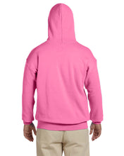 Load image into Gallery viewer, Heavy Blend Hooded Sweatshirt by Gildan WITH RHINESTONE DRAWSTRING &amp; DTF Transfer
