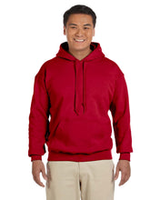 Load image into Gallery viewer, Heavy Blend Hooded Sweatshirt by Gildan WITH RHINESTONE DRAWSTRING &amp; DTF Transfer
