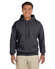 Load image into Gallery viewer, Heavy Blend Hooded Sweatshirt by Gildan WITH RHINESTONE DRAWSTRING &amp; DTF Transfer
