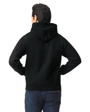 Load image into Gallery viewer, Heavy Blend Hooded Sweatshirt by Gildan WITH RHINESTONE DRAWSTRING &amp; DTF Transfer
