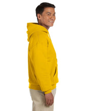 Load image into Gallery viewer, Heavy Blend Hooded Sweatshirt by Gildan WITH RHINESTONE DRAWSTRING &amp; DTF Transfer
