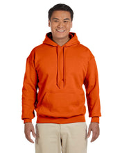 Load image into Gallery viewer, Heavy Blend Hooded Sweatshirt by Gildan WITH RHINESTONE DRAWSTRING &amp; DTF Transfer
