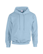 Load image into Gallery viewer, Heavy Blend Hooded Sweatshirt by Gildan WITH RHINESTONE DRAWSTRING &amp; DTF Transfer
