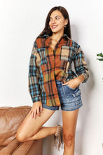 Load image into Gallery viewer, Double Take Plaid Shirt Jacket with Breast Pockets
