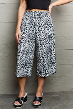 Load image into Gallery viewer, Ninexis Leopard High Waist Flowy Wide Leg Pants
