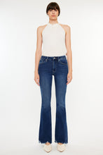 Load image into Gallery viewer, Kancan Cat&#39;s Whiskers Raw Hem Flare Jeans
