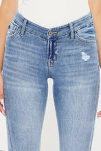 Load image into Gallery viewer, Kancan High Waist Cat&#39;s Whiskers Skinny Jeans
