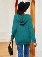 Load image into Gallery viewer, Katrina Lace-Up Long Sleeve Hoodie
